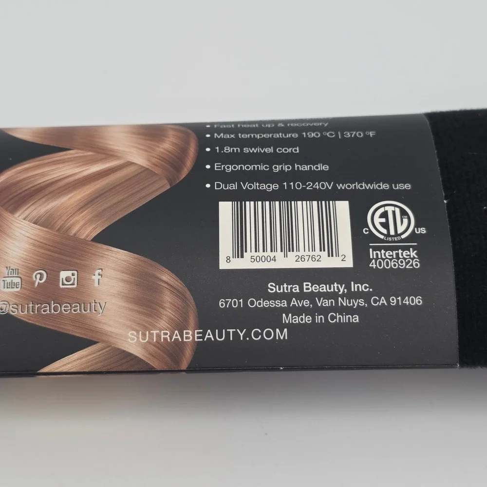Sutra Beauty Mini Ceramic Curling Iron 0.75